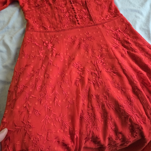 ALL SAINTS ❤️ Aspen Embroidered Maxi Dress sz 0 - like new! - Picture 10 of 16